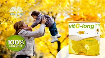 EkoMed: ilgas iedarbības vitamīns vit C-long -50% Papildini savas C vitamīna rezerves!