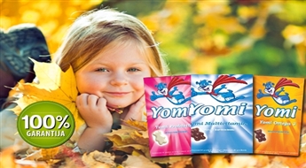 YOMI Probiotic, YOMI Multivitamin vai YOMI Omega 3 bērna imunitātei, kā arī fiziskajai un garīgajai veselībai -42%