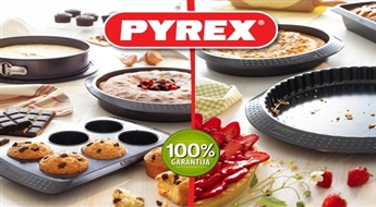 Izcili kvalitatīvās PYREX veidnes maizes, kūku, kēksu un mafinu cepšanai līdz -50%