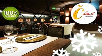 Maltīte no Ziemassvētku ēdienkartes restorānā Čīzs -50% Vienīgais siera restorāns Latvijā!