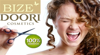 BIZE: matu griešana + veidošana + krāsošana ar Farmavita krāsām + ārstnieciskā DOORI Cosmetics maska līdz -57%