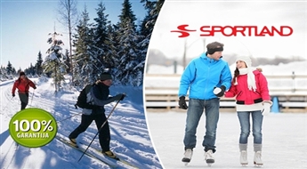 Ziema vēl nav beigusies! Distanču slēpju vaskošana vai slidu asināšana veikalā SPORTLAND līdz -56%