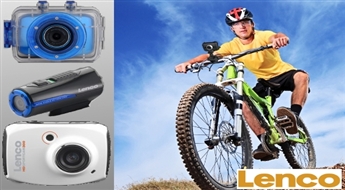 Ergonomiskas, ūdensizturīgas LENCO Sportcam kameras -24% Iemūžini labākos momentus, braucot ar divriteni, motociklu  vai peldoties!