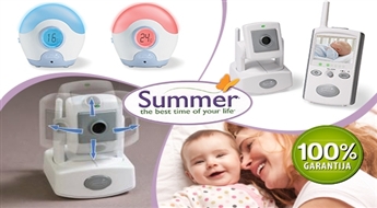 SUMMER INFANT audio rācija-monitors vai video monitors līdz -57% Parūpējies par sava mazuļa komfortu un drošību!