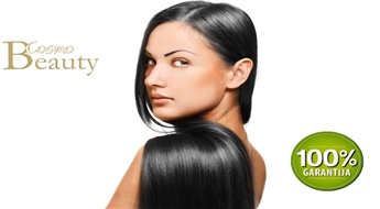 Cosmo Beauty: Natura Keratin Heavy Curls matu taisnošana (līdz 2 h 30 min) -72% Savaldi porainus, cirtainus un nepakļāvīgus matus!