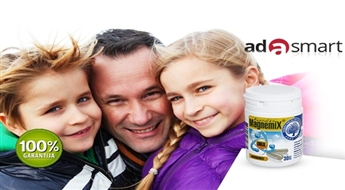 Atbrīvojies no stresa, muskuļu krampjiem un noguruma ar Magnemix -50%