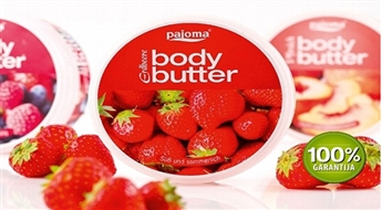 Pajoma ķermeņa sviests ar kārdinošo zemeņu, kokosa, vaniļas vai meža ogu aromātu, 220 ml -83%