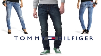 Stils un kvalitāte! TOMMY HILFIGER džinsu bikses sievietēm un vīriešiem -61%