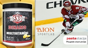 Īstiem sporta faniem! Dinamo multivitamīni (30 tabletes) -45%