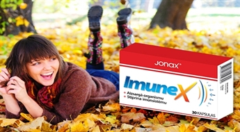 Spēcini organismu un cīnies pret saaukstēšanos! Imunex ar ehināceju (30 kapsulas)  -50%