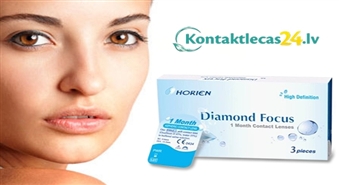 Kontaktlecas24.lv: mēneša kontaktlēcas Horien Diamond Focus -58%