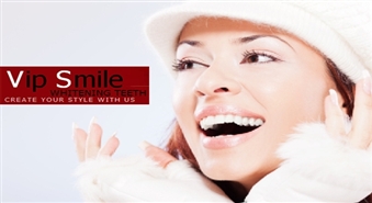 VIP Smile: zobu balināšana žilbinoši baltam smaidam -40%