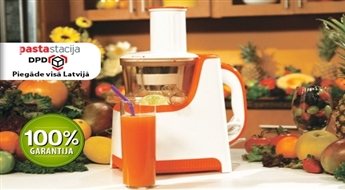 Sulu spiede Power Press Juicer -55% Izspiež 2x vairāk sulas, salīdzinot ar tradicionālajām sulu spiedēm!