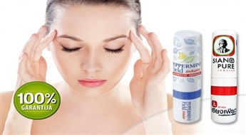 Homeopātiskais inhalācijas zīmulis Peppermint Field vai Siang Pure (2 ml) līdz -58% Efektīvs līdzeklis iesnu un saaukstēšanās ārstēšanai!