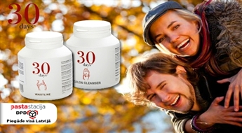 Slaids viduklis patiesi efektīvi un droši: 30days Waistline & Colon Cleanser (Norvēģija) -48% DĀVANĀ: šeikeris + mērlente + ekskluzīva Lolitas Neimanes e-grāmata