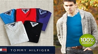 Stilīgi 100% kokvilnas Tommy Hilfiger vīriešu džemperi dažādās krāsās -60%