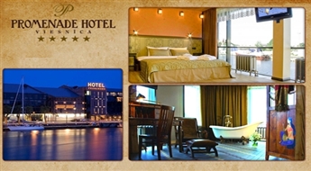 Pieczvaigžņu atpūta diviem dizaina viesnīcā PROMENADE HOTEL Liepājā līdz -59%