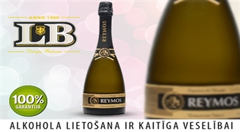 Laiks gatavoties svētkiem! Dzirkstošais vīns Reymos no veikala Latvijas Balzams -50%