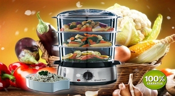Russell Hobbs Cook@Home tvaika katls -40% Veselīgas, vitamīniem bagātas maltītes!