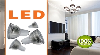 LED spuldze GU10 3 W (silti balta) 3200 K -57% Ietaupi ar gudriem un mūsdienīgiem risinājumiem!