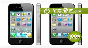 iPhone 4G vai 4Gs stikliņa maiņa līdz -45% ...un telefons atkal kā jauns!