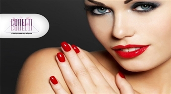 CORETTI: klasiskais manikīrs + Gelish līdz -58%