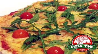 Laiks picai! PIZZA TIME: lielā (40 cm) Fungi, Hawai, Giovanni, Rucolita vai  Azteca pica -48%