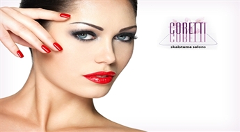 CORETTI: klasiskais manikīrs + Gelish + parafīna procedūra  līdz -58%