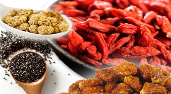 Godži ogas, baltā zīdkoka ogas, inku ogas vai čia sēklas -50% Bagātini savu organismu ar vitamīniem, minerālvielām un antioksidantiem!