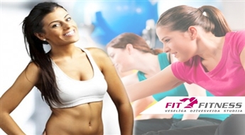 FitFitness: 6 nedēļu programma "Tievē viegli" vai "Relaksējies un uzlādējies" mēneša abonements līdz -52%