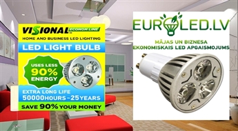 Ietaupi līdz 85% elektroenerģijas! Jaunākās paaudzes ekonomiskās LED spuldzes (5 gab.) no Euroled -67%