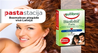 Biofoltil Forte (Nr. 1 Itālijā!): uzlabota formula ādas, nagu un matu veselībai un skaistumam -67% Bezmaksas piegāde visā Latvijā!