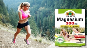 Stiprai veselībai! Sunlife Magnesium 300  (150 tabletes) -50%