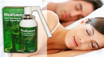 Baudi naktsmieru! MediSnore: inovatīvs aerosols pret krākšanu -46%