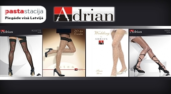 Ekstravagantas augstas kvalitātes zeķes un zeķubikses (20-40 DEN) no Adrian.lv -50%
