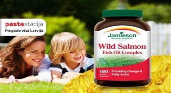 Jamieson Wild Salmon Oil: zivju eļļa kapsulās no Herbal Shop (ar 1 iepakojumu pietiks 3 mēnešiem!) -50%