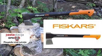 Fiskars X17 malkas skaldāmais cirvis ar ietvaru -32%