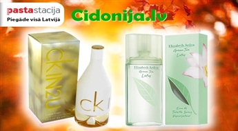 Cidonija.lv: Calvin Klein CK In2U For Her vai Elizabeth Arden Green Tea Lotus smaržas līdz -53%