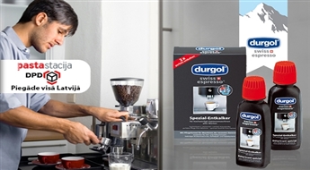 Šveices zīmola Durgol līdzekļi kaļķakmens noņemšanai (espresso automātiem, mājsaimniecības precēm, virtuvei un vannas istabai) līdz -40%