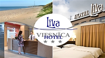 Omulīga atpūta diviem lielākajā Liepājas viesnīcā LĪVA līdz -66%