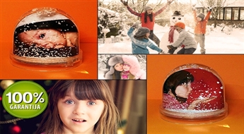 Minolta: sniega lode ar personalizētu apdruku -50% Romantiska dāvana Ziemassvētkos!