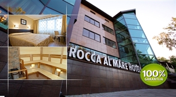 Romantiska atpūta Tallinā, pašā jūras krastā! Nakšņošana viesnīcā ROCCA AL MARE +  šampanietis un augļi numuriņā + brokastis + rīta sauna un baseins -50%