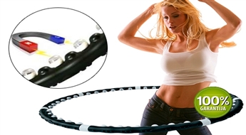 Ideālai figūrai! Massage Hoop fitnesa riņķis-trenažieris slaidam viduklim mājas apstākļos -50%
