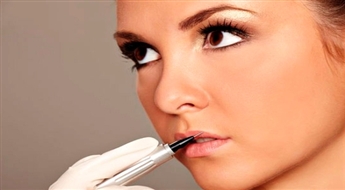 Izteiksmīgām sejas līnijām! Kvalitatīvs permanentais make-up salonā ALISA līdz -50%