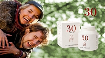 Tīram organismam, slaidam augumam un labai pašsajūtai! 30days Colon Cleanser: inovatīvs zarnu trakta attīrīšanas līdzeklis (Norvēģija) -60%