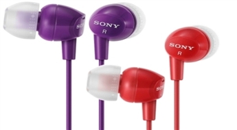 Klausies mīļāko mūziku ar stilīgām, ausīs ievietojamām Sony austiņām -39%