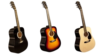 Atklāj mūziķi sevī! Akustiskā ģitāra FENDER SQUIER SA-105 -40%