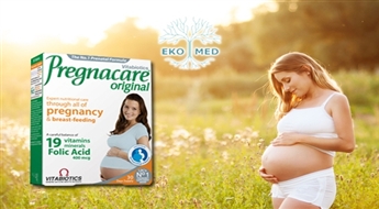 EkoMed: Pregnacare multivitamīni lietošanai pirms grūtniecības, tās laikā un mazuļa zīdīšanas periodā -50%