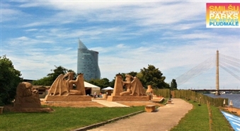 Smilšu skulptūru izstāde "Make Sand Art Riga 2012" (izstāde, meistardarbnīca, izklaide, spēles, kafejnīca) -50%