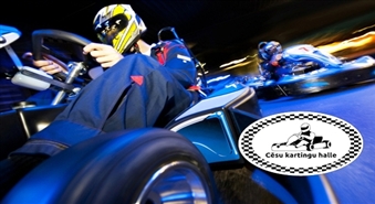 Elpu aizraujošs brauciens ar kartingu CĒSU KARTINGU HALLĒ līdz -50%